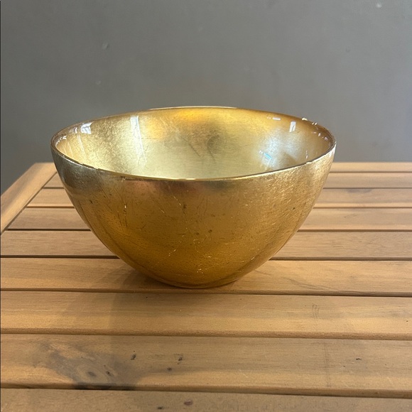 Anthropologie Other - Anthropologie Gold Decorative Glass Bowl. Reign nut bowl-out of stock online
